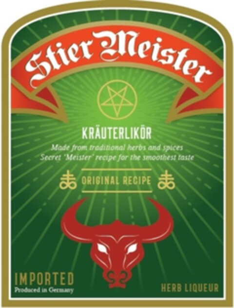 Stier Meister KRÄUTERLIKÖR Logo (DPMA, 13.02.2018)