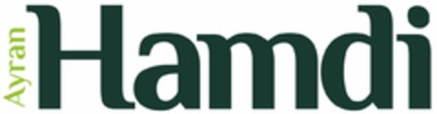 Ayran Hamdi Logo (DPMA, 12/18/2020)