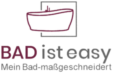 BAD ist easy Mein Bad-maßgeschneidert Logo (DPMA, 09.11.2021)