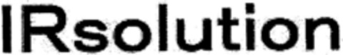 IRsolution Logo (DPMA, 23.01.2002)