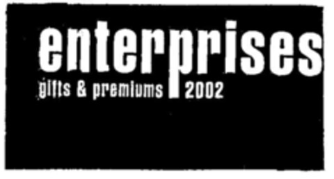 enterprises gifts & premiums 2002 Logo (DPMA, 08.05.2002)