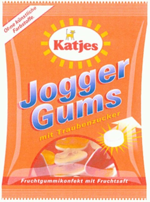 Katjes Jogger Gums mit Traubenzucker Logo (DPMA, 11/05/2003)