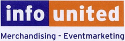info united Merchandising - Eventmarketing Logo (DPMA, 10.03.2004)