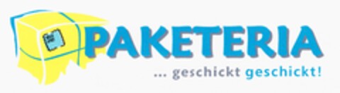 PAKETERIA ... geschickt geschickt! Logo (DPMA, 13.02.2004)