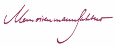 Memoirenmanufaktur Logo (DPMA, 25.02.2005)