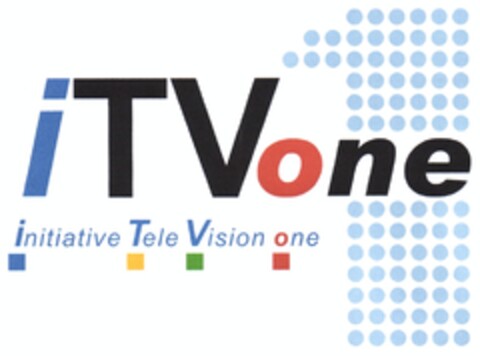 îTVone initiative Tele Vision one Logo (DPMA, 30.04.2007)