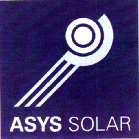 ASYS SOLAR Logo (DPMA, 01.06.2007)