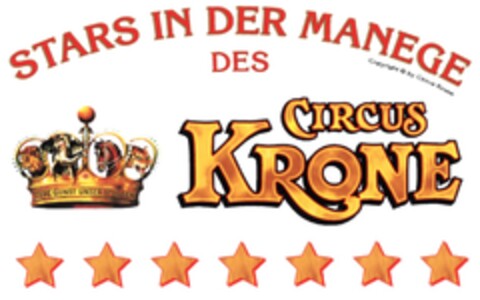 STARS IN DER MANEGE DES CIRCUS KRONE Logo (DPMA, 11/02/2007)