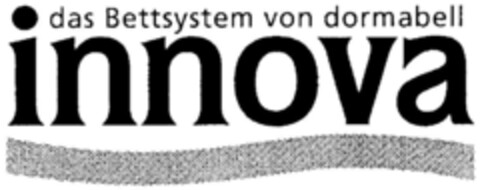 innova das Bettsystem von dormabell Logo (DPMA, 18.04.1996)