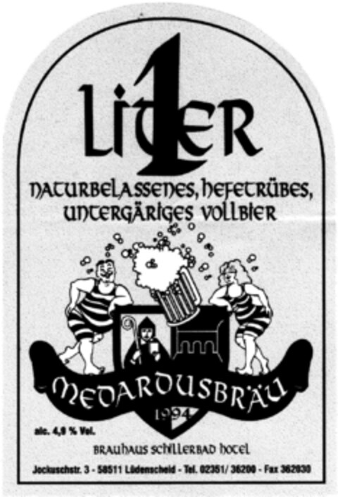 MEDARDUSBRÄU Logo (DPMA, 29.06.1996)