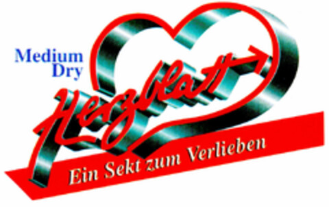 Herzblatt Ein Sekt zum Verlieben Logo (DPMA, 17.10.1996)