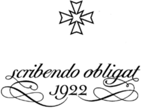 scribendo obligat 1922 Logo (DPMA, 10/24/1996)