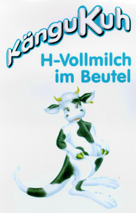 KänguKuh H-Vollmilch im Beutel Logo (DPMA, 16.01.1998)
