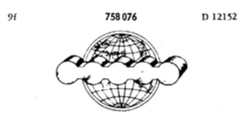 758076 Logo (DPMA, 12/14/1960)