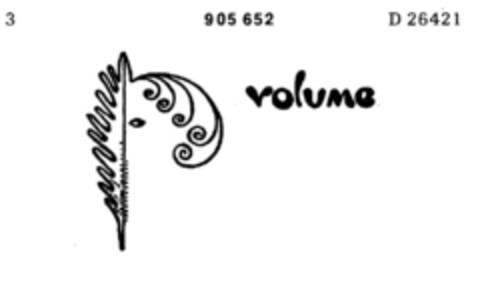 volume Logo (DPMA, 02/29/1972)