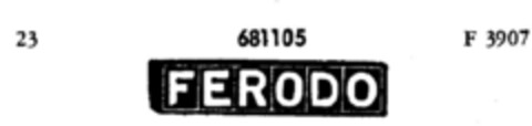 FERODO Logo (DPMA, 30.10.1953)