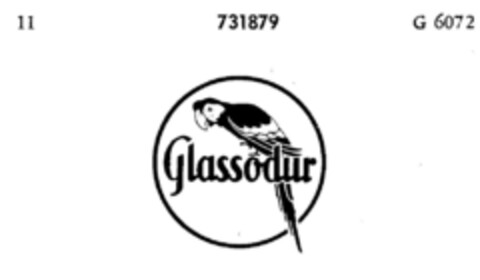 Glassodur Logo (DPMA, 02/15/1956)