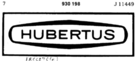 HUBERTUS Logo (DPMA, 02.05.1974)