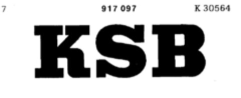 KSB Logo (DPMA, 25.11.1969)