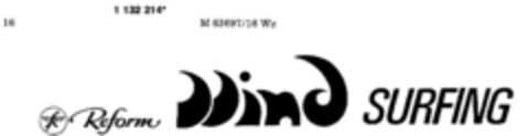 Reform Wind SURFING Logo (DPMA, 09/29/1988)