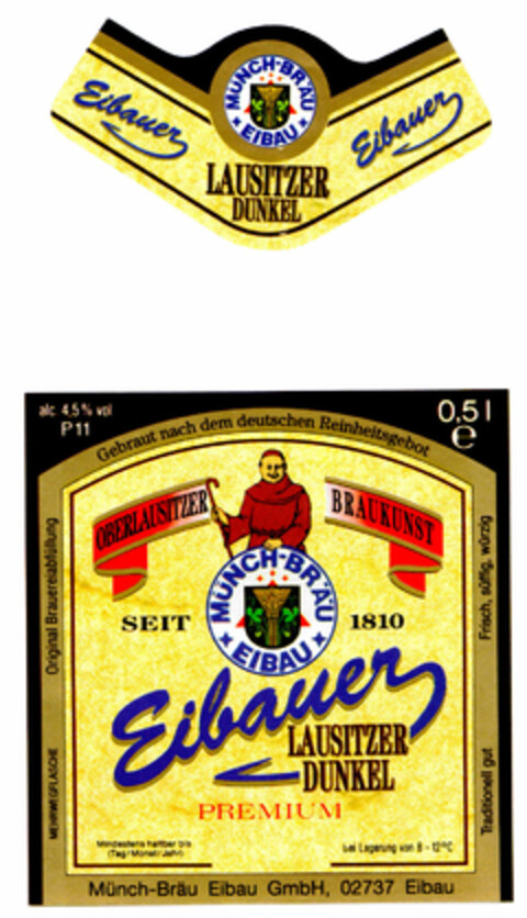 Eibauer LAUSITZER DUNKEL Logo (DPMA, 11.04.1994)