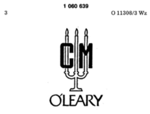 CM O'LEARY Logo (DPMA, 18.08.1983)