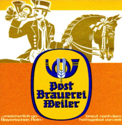 Post Brauerei Weiler Logo (DPMA, 24.10.1975)