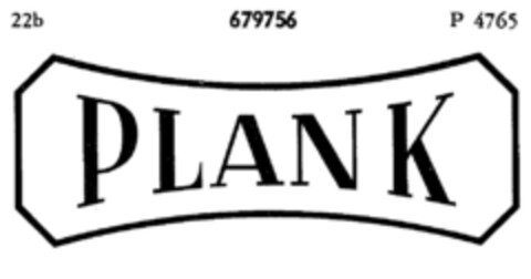 PLANK Logo (DPMA, 26.08.1954)