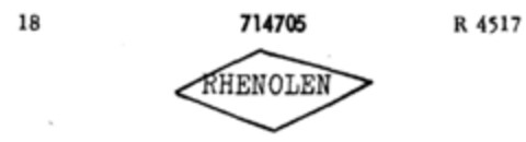 RHENOLEN Logo (DPMA, 18.03.1953)