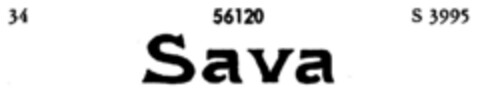 Sava Logo (DPMA, 21.02.1902)