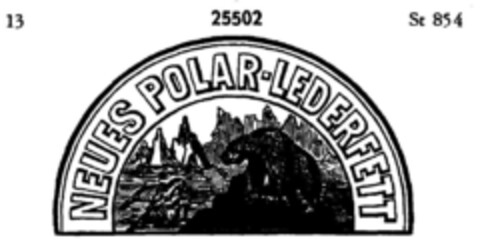 NEUES POLAR-LEDERFETT Logo (DPMA, 29.04.1897)