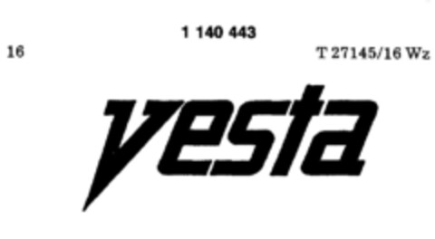 vesta Logo (DPMA, 08.01.1988)