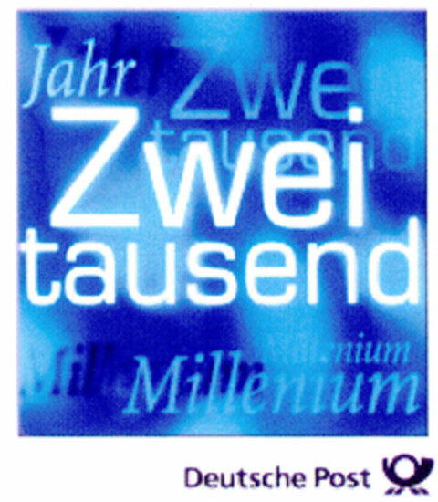 Jahr Zweitausend Millenium Deutsche Post Logo (DPMA, 02/19/2000)