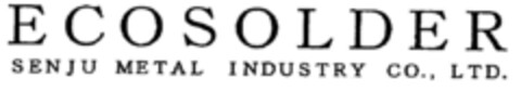 ECOSOLDER SENJU METAL INDUSTRY CO., LTD. Logo (DPMA, 19.04.2000)