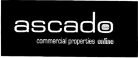 ascado commercial properties online Logo (DPMA, 04.07.2000)