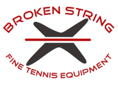 BROKEN STRING FINE TENNIS EQUIPMENT Logo (DPMA, 02/12/2009)