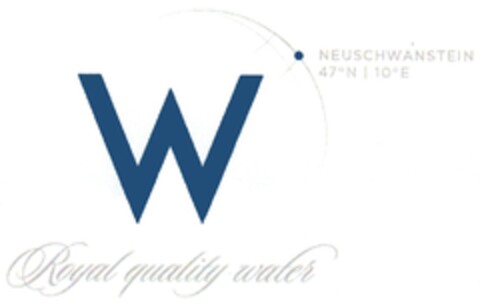 W NEUSCHWANSTEIN Royal quality water Logo (DPMA, 09.10.2010)