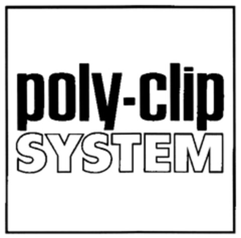 poly-clip SYSTEM Logo (DPMA, 15.03.2013)