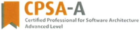 CPSA-A Certified Professional for Software Architecture Advanced Level Logo (DPMA, 05.06.2013)