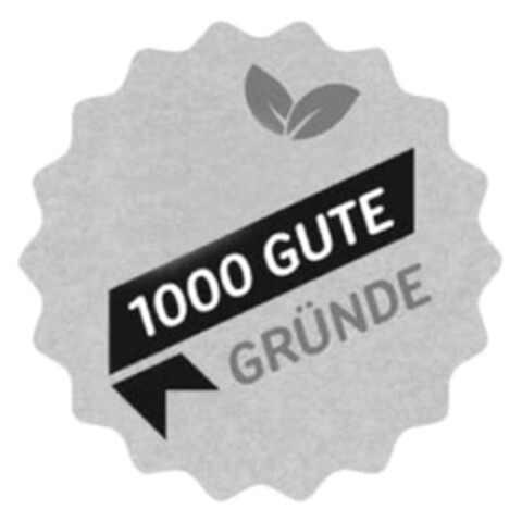 1000 GUTE GRÜNDE Logo (DPMA, 06.01.2015)