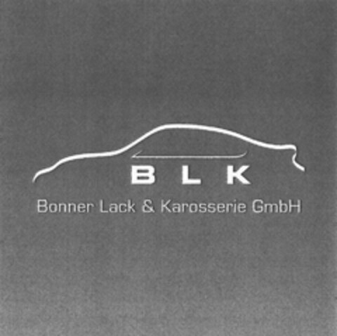 BLK Bonner Lack & Karosserie GmbH Logo (DPMA, 08/17/2015)