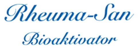 Rheuma-San Bioaktivator Logo (DPMA, 13.02.2018)