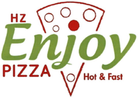 HZ Enjoy PIZZA Hot & Fast Logo (DPMA, 03.11.2020)
