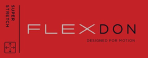 FLEXDON DESIGNED FOR MOTION SUPER STRETCH Logo (DPMA, 13.09.2021)