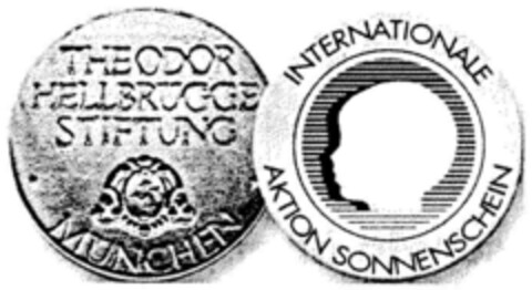 THEODOR HELLBRÜGGE STIFTUNG MÜNCHEN INTERNATIONALE AKTION SONNENSCHEIN Logo (DPMA, 04.07.2002)