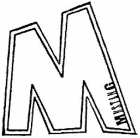 M MUSTANG Logo (DPMA, 15.06.2004)