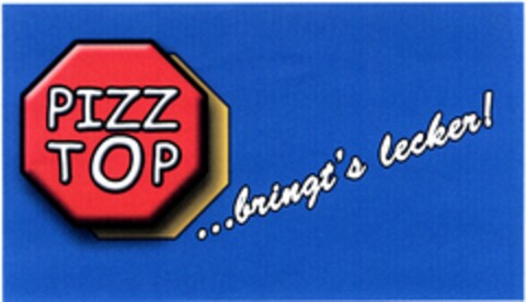 PIZZ TOP ...bringt's lecker! Logo (DPMA, 07/13/2005)