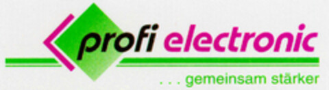 profi electronic gemeinsam stärker Logo (DPMA, 11.02.1995)