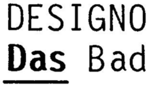 DESIGNO Das Bad Logo (DPMA, 16.11.1995)