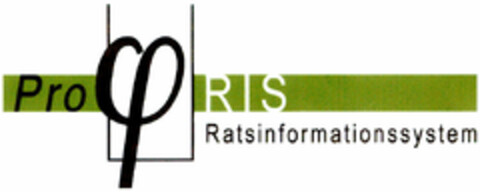ProφRIS  Ratsinformationssystem Logo (DPMA, 20.02.1996)
